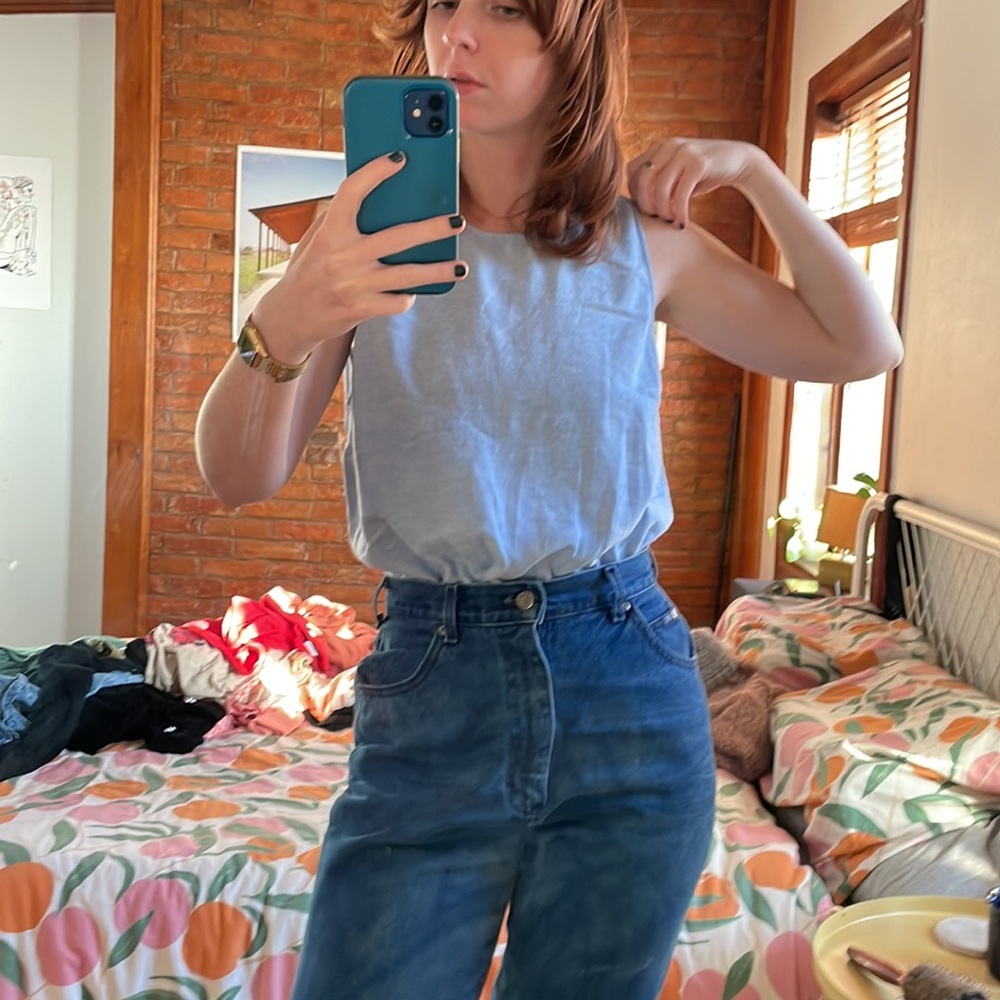 LOFT Linen Tank Top